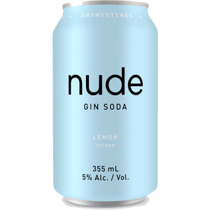 Nude Gin Soda Lemon (6 Pk)