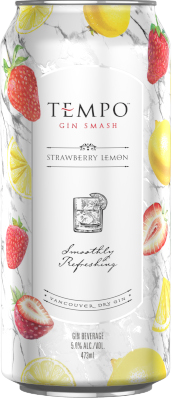 Tempo Gin Smash Strawberry Lemon (6 Pk)