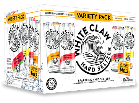 White Claw Variety Pack Hard Seltzer No.2 (12 Pk)