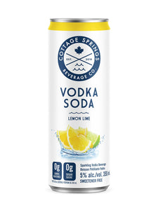 Cottage Springs Lemon Lime Vodka Soda (6 Pk)