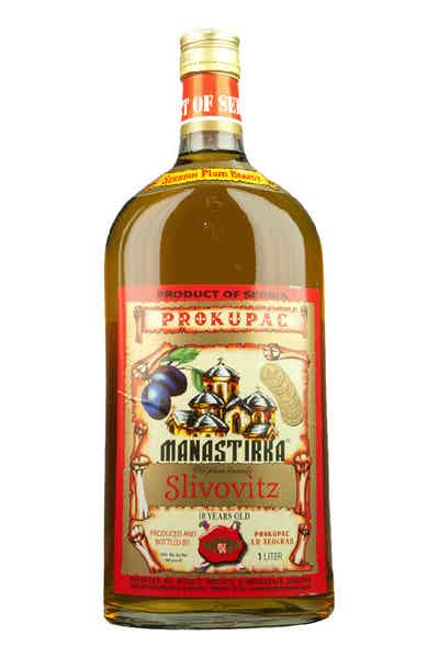 Manastirka Slivovitz Plum Brandy 1.0L