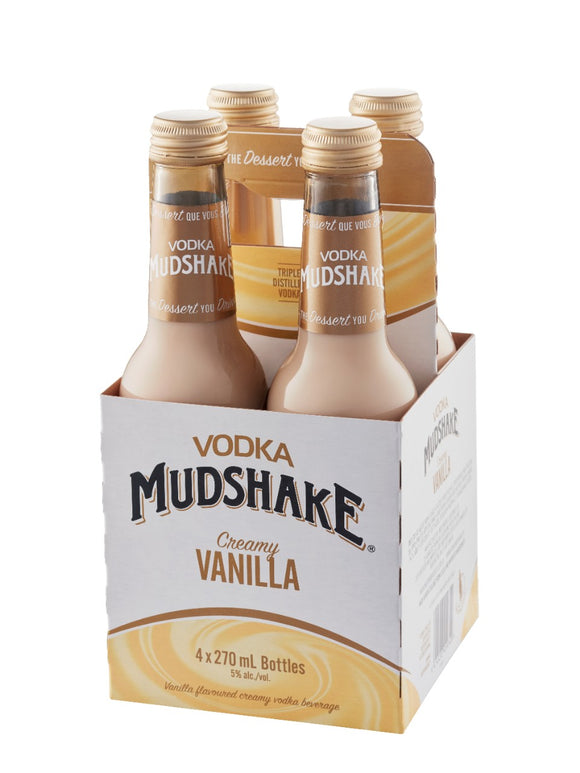 Vodka Mudshake Creamy Vanilla (4 Pk)