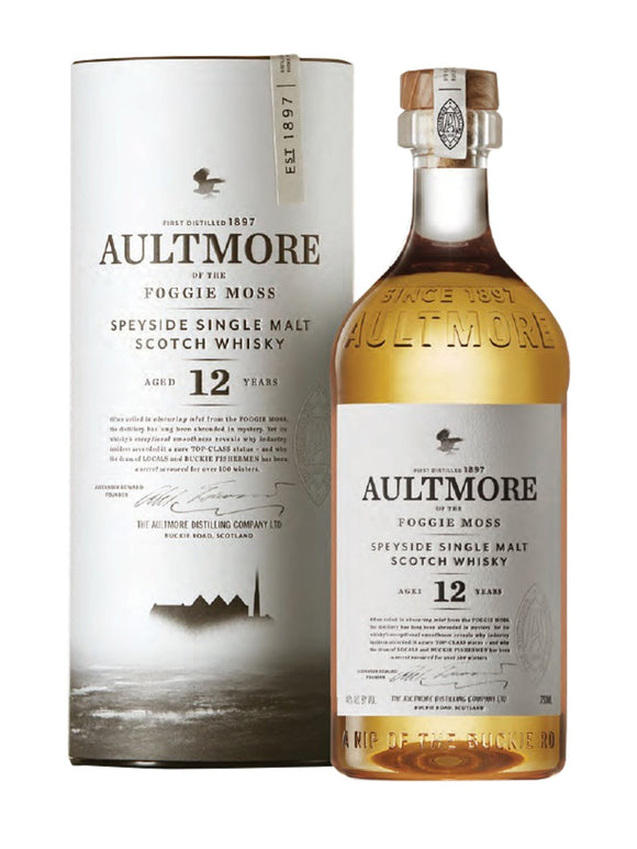 Aultmore 12 Year Old Speyside Single Malt Scotch Whisky 750ml