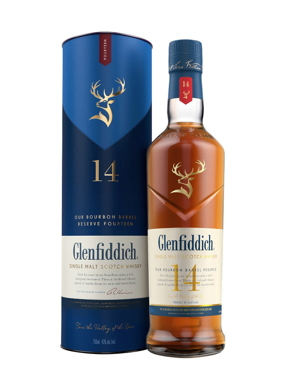 Glenfiddich 14 Year Bourbon Barrel Reserve 750ml