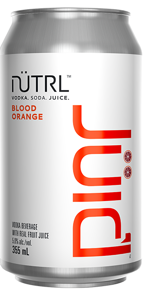 Nutrl Juic'D Vodka Soda Blood Orange (6 Pk)