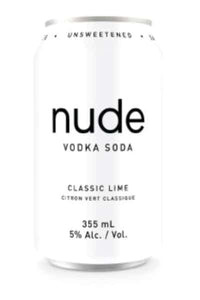 Nude Classic Lime Vodka Soda (6 Pk)