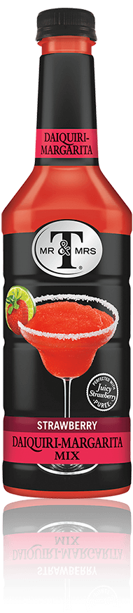 Mr. & Mrs. T Strawberry Daiquiri-Margarita Mix 1L